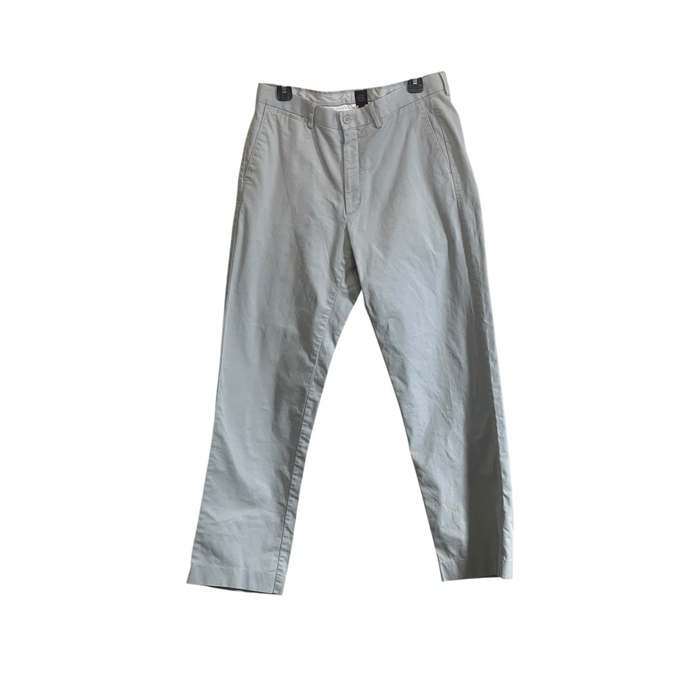Saks Fith Avenue Pants Mens 36x31 Gray Chino Pockets Preppy Office Casual